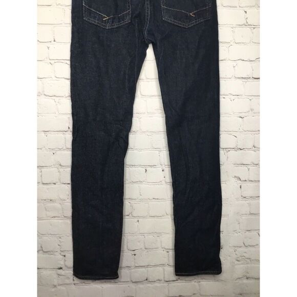 VANS Mens jeans 29X18 Dark Blue Denim Regular Fit Straight Vans Off The Wall - Picture 9 of 11